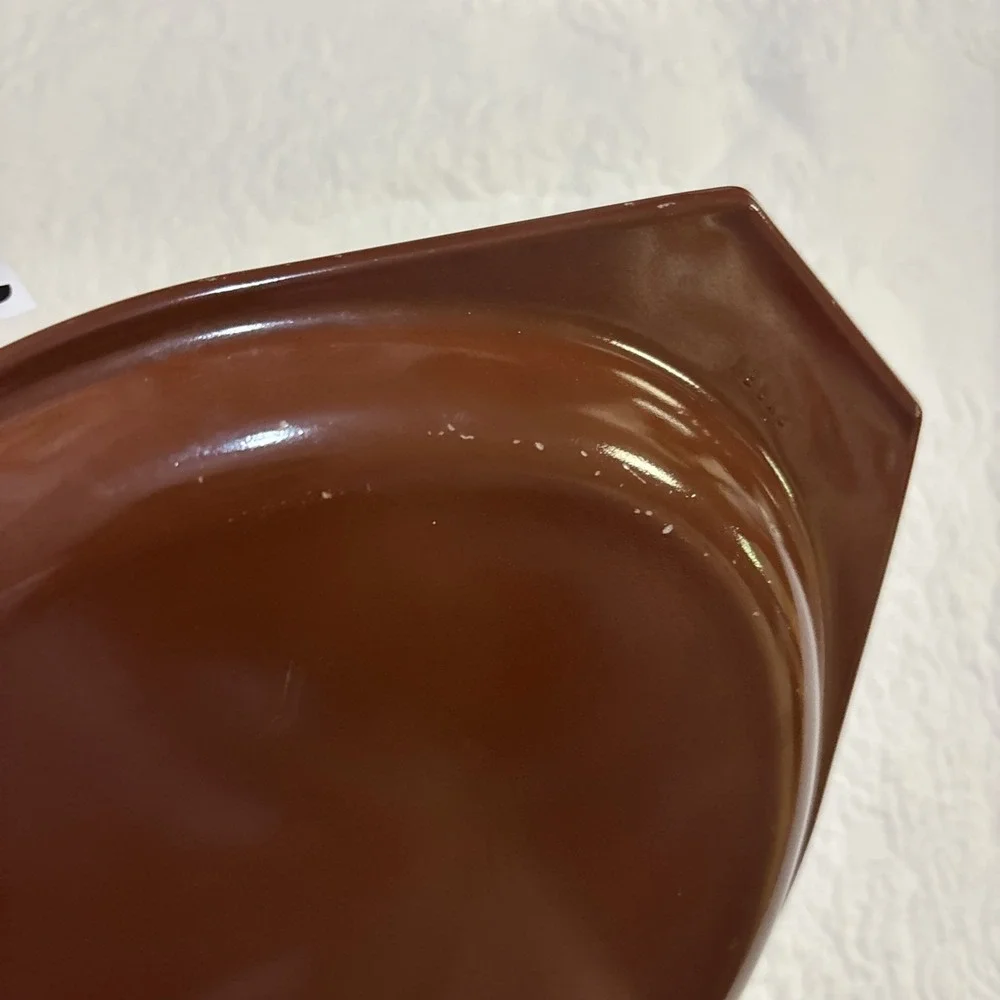 Vintage Pyrex Lid 945-C 24 Brown Replacement Casserole Lid Old Orchard